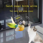 Interactive Catnip Toy with Bird Sounds