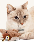 Interactive Catnip Toy with Bird Sounds